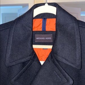 Michael Kors black coat never worn LARGE